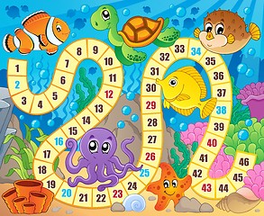 Image showing Board game image with underwater theme 1