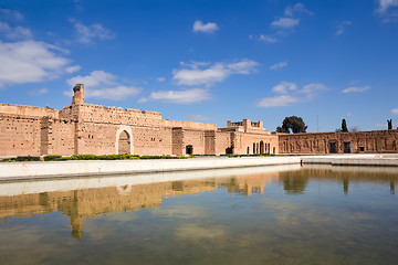 Image showing El Badi Palace in Marrakech