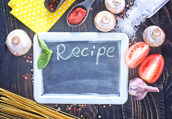 Image showing board for recipe