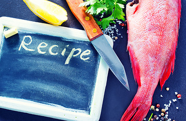 Image showing black board for recipe