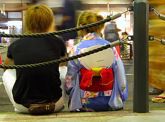 Image showing Japanese teens