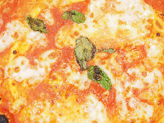 Image showing Margherita pizza background