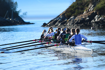 Image showing Rowing Team