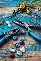 Image showing crafts with beads
