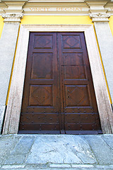 Image showing  italy  lombardy     in    milano old     closed brick   