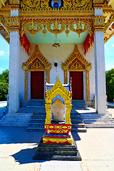 Image showing kho samui  in thailand incision of the buddha gold  