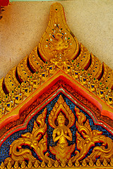 Image showing kho samui bangkok in thailand incision of the buddha 