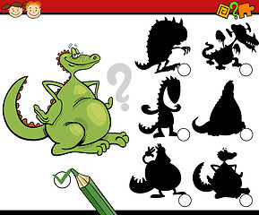 Image showing education shadows game cartoon