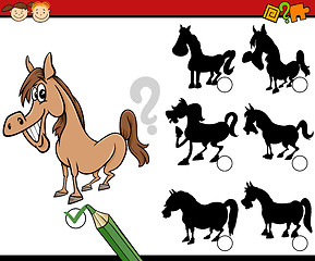 Image showing education shadows game cartoon