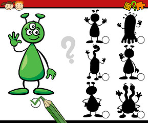 Image showing education shadows game cartoon