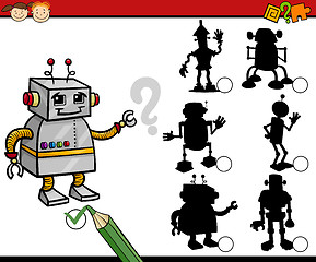 Image showing education shadows game cartoon