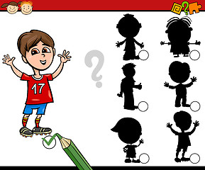 Image showing education shadows game cartoon