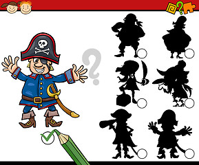 Image showing education shadows game cartoon