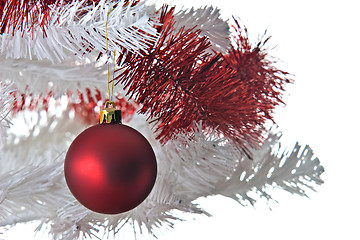 Image showing Red Christmas Ball