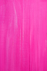 Image showing  Wood Background Painted In Pink