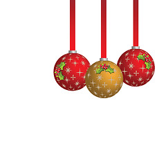 Image showing Christmas Balls