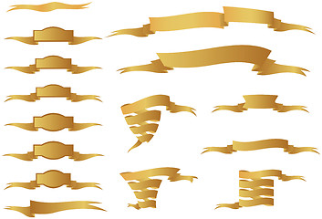 Image showing Golden Ribbons