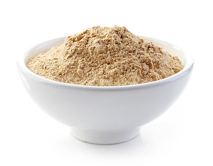 Image showing bowl of maca powder