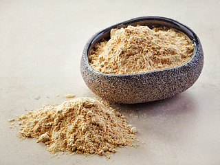 Image showing bowl of maca powder