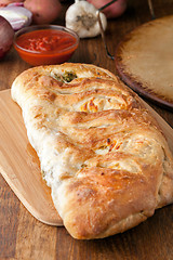 Image showing Fresh Italian Stuffed Bread