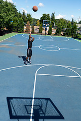 Image showing Three Point Basketball Shooter