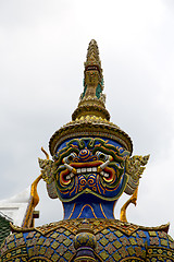 Image showing demon in the temple bangkok asia   sky