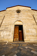 Image showing  italy  lombardy     in  the brebbia old   church  closed  