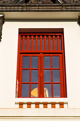 Image showing window   in  gold    temple    