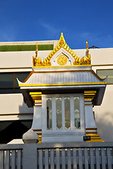 Image showing  thailand asia   in  bangkok sunny  temple       and  colors rel