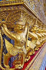 Image showing demon in the temple bangkok asia    