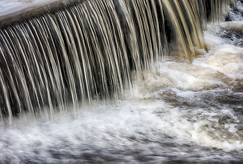 Image showing waterflow waterfall on a small creek