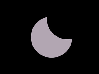 Image showing Solar eclipse illustration
