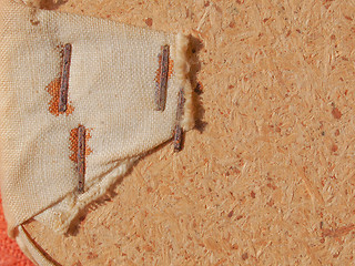 Image showing Brown burlap background