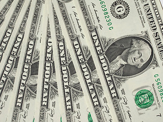 Image showing Dollar notes 1 Dollar