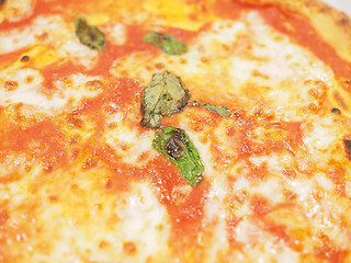 Image showing Margherita pizza background