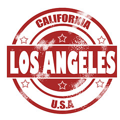 Image showing Los Angeles Stamp