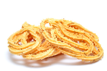 Image showing Traditional indian snack - chakali