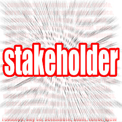 Image showing Stakeholder word cloud