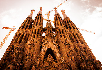 Image showing Sagrada Familia detail