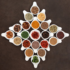 Image showing Herb and Spice Abstract