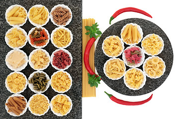 Image showing Pasta Varieties