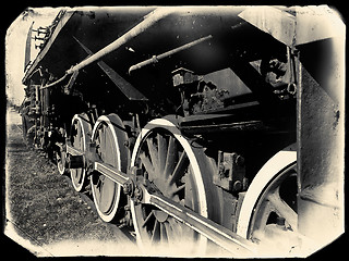 Image showing Historic steam engine