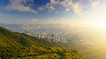 Image showing hong kong sunrise