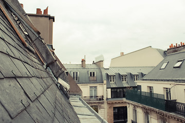 Image showing Paris. View of the city roofs.