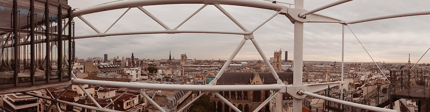 Image showing Paris. View of the city roofs.