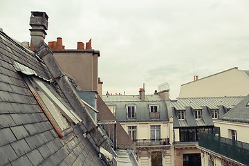 Image showing Paris. View of the city roofs.