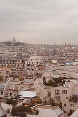 Image showing Paris. View of the city roofs.