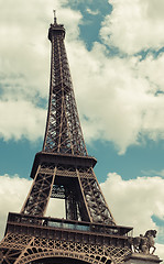 Image showing Eiffel Tower in Paris, France.