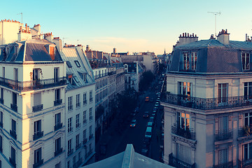 Image showing Paris. View of the city roofs.