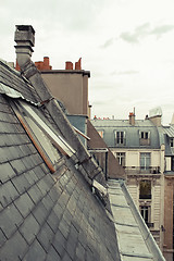 Image showing Paris. View of the city roofs.